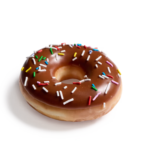 Original Iced Chocolate Donut Box - Single