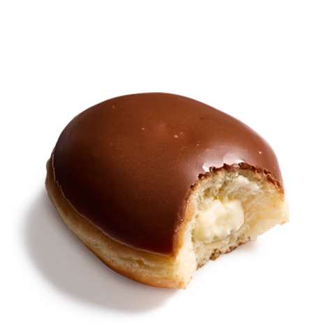 Chocolate Iced Custard Filled Donut - Single