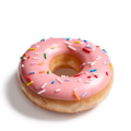 Original Iced Strawberry Sprinkle Donut - Single